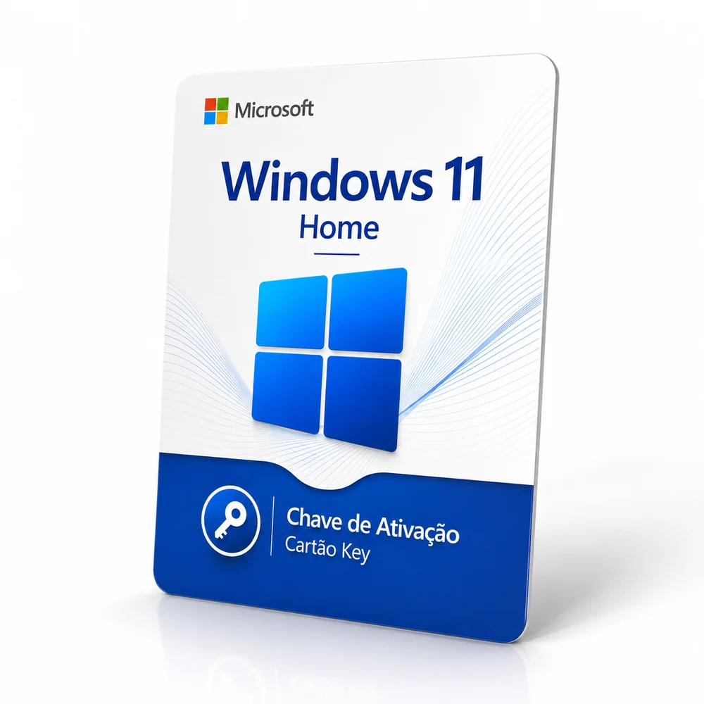 Imagem 2 de 5 do produto Licença Vitalícia Windows 11 Home, 64 Bits,  Microsoft Original, Cartão Físico - KW9-00624