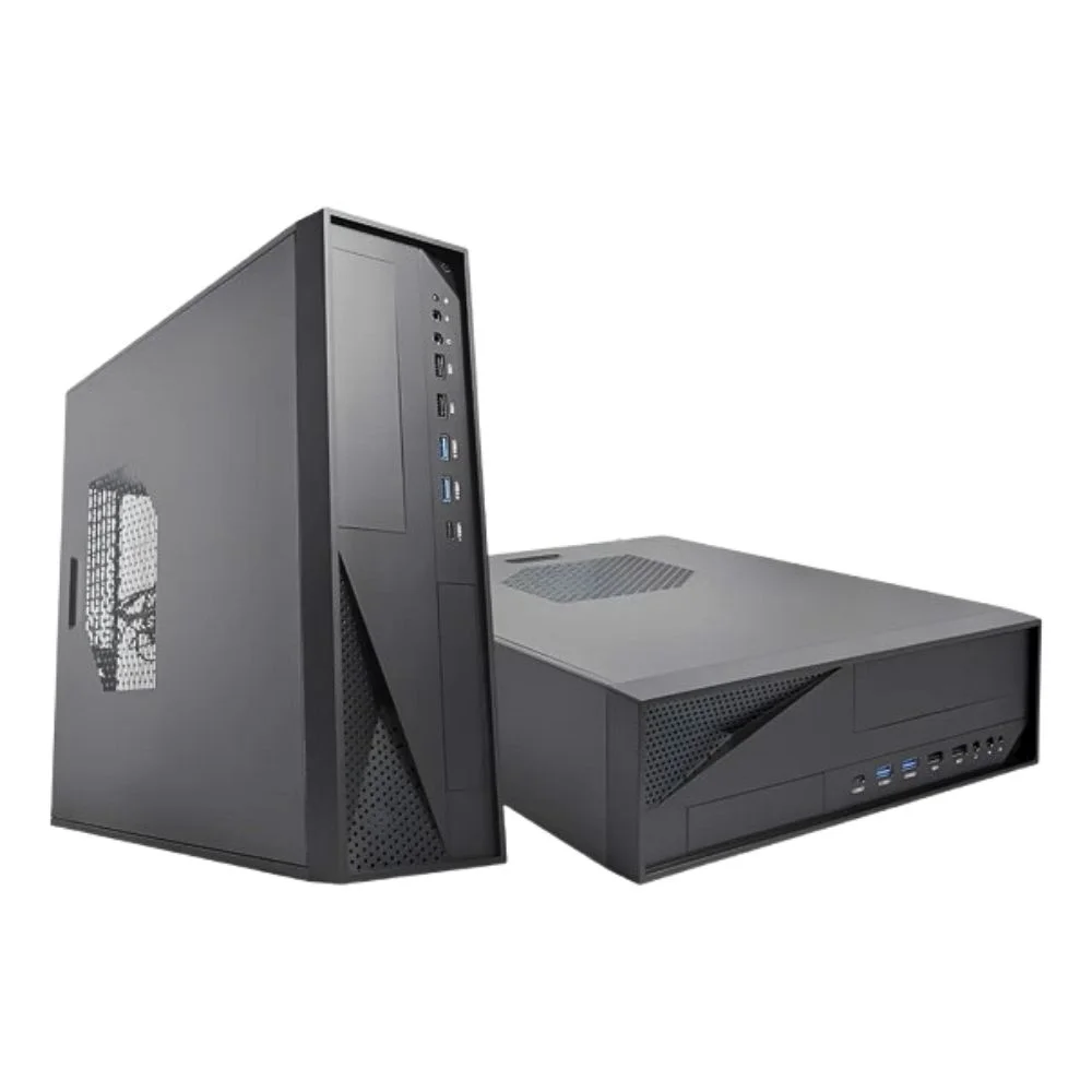 Imagem 3 de 5 do produto Gabinete Slim Kmex Gm-01td, Micro Atx, Preto, Com Fonte - Tfx-300