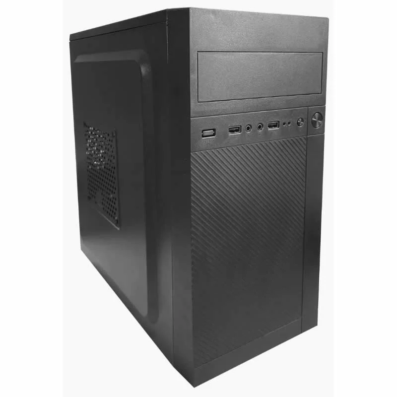 Gabinete Brazil PC ATX, Mid Tower, 2 x USB + Áudio, Sem Fonte, Preto - BPC-310M-2
