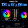 Cooler Maxcool MX-9201D Duplo RGB Intel / AMD