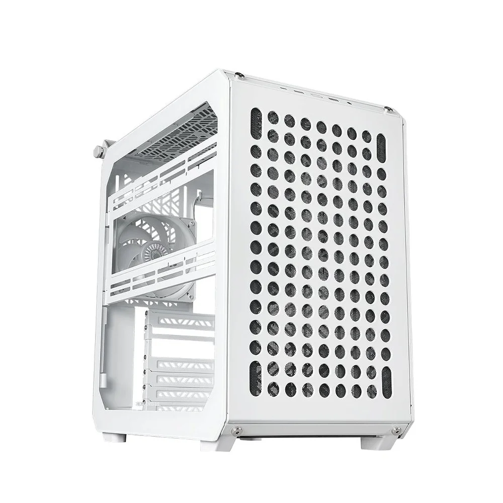Imagem 4 de 5 do produto Gabinete Cooler Master Qube 500 Flatpack, Branco, Mid-tower, Vidro Temperado