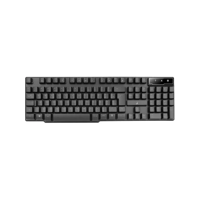 Imagem 4 de 5 do produto Teclado Semi Mecânico Rise Mode G1 Led RGB Rainbow c/Fio ABNT2 Preto RM-TG-01-FB