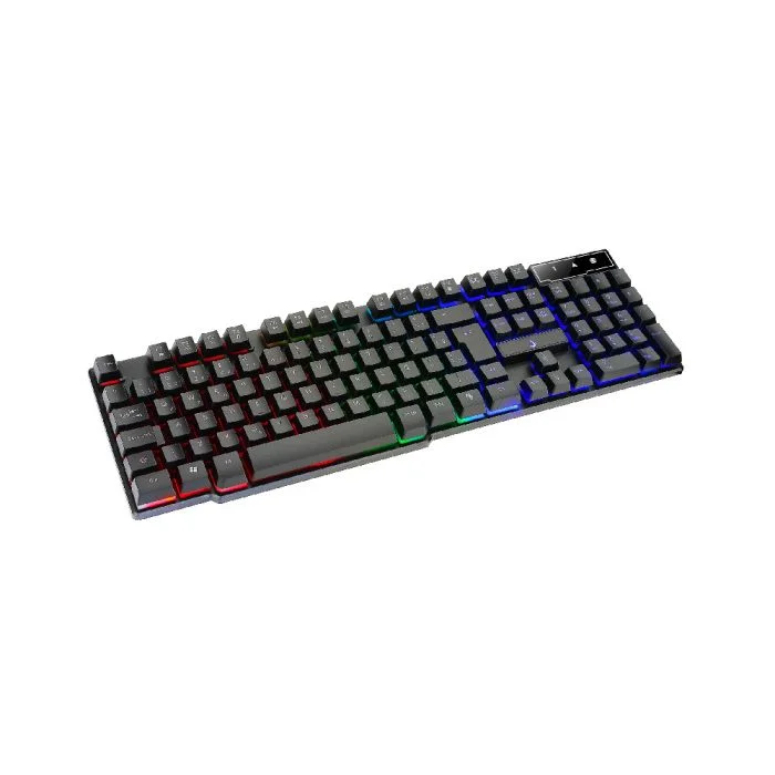 Imagem 5 de 5 do produto Teclado Semi Mecânico Rise Mode G1 Led RGB Rainbow c/Fio ABNT2 Preto RM-TG-01-FB