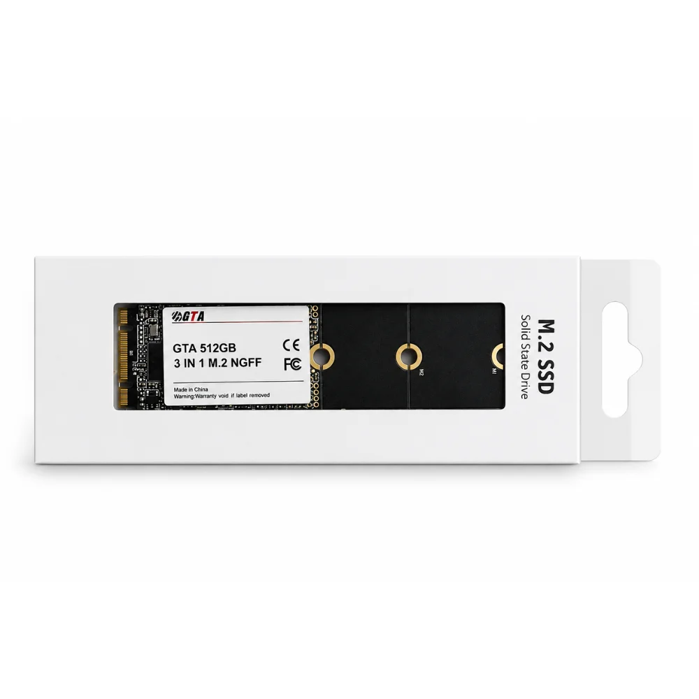 Imagem 5 de 5 do produto SSD 512GB, M.2 Sata 560mb/s, Leit 500mb/s, Grav 2242/2260/2280