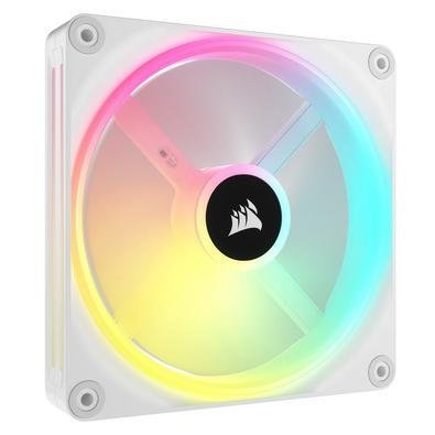 Cooler Fan Corsair Icue Qx140, RGB, White140m, Magnetic Single