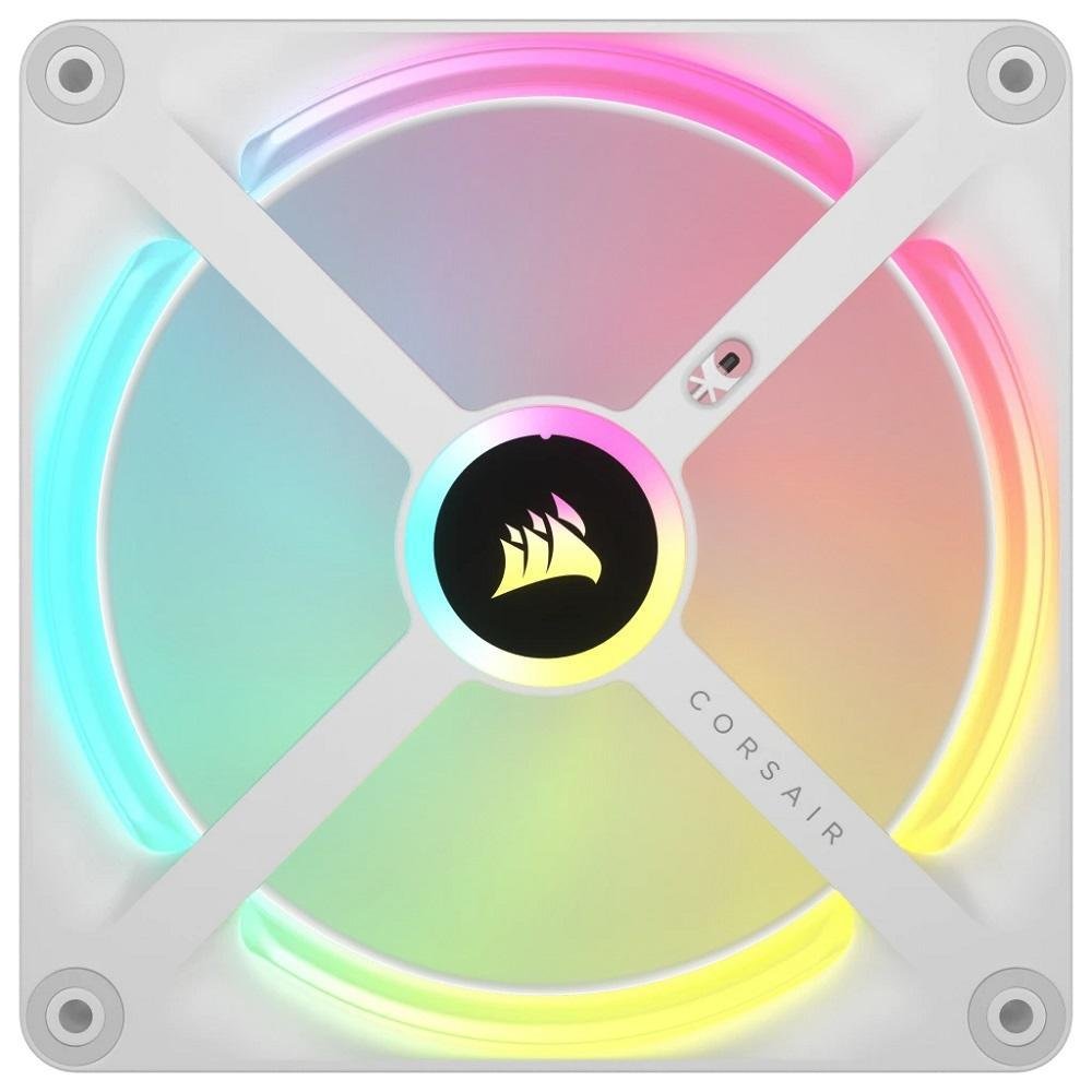 Cooler Fan Corsair Icue Qx140, RGB, White140m, Magnetic Single 5