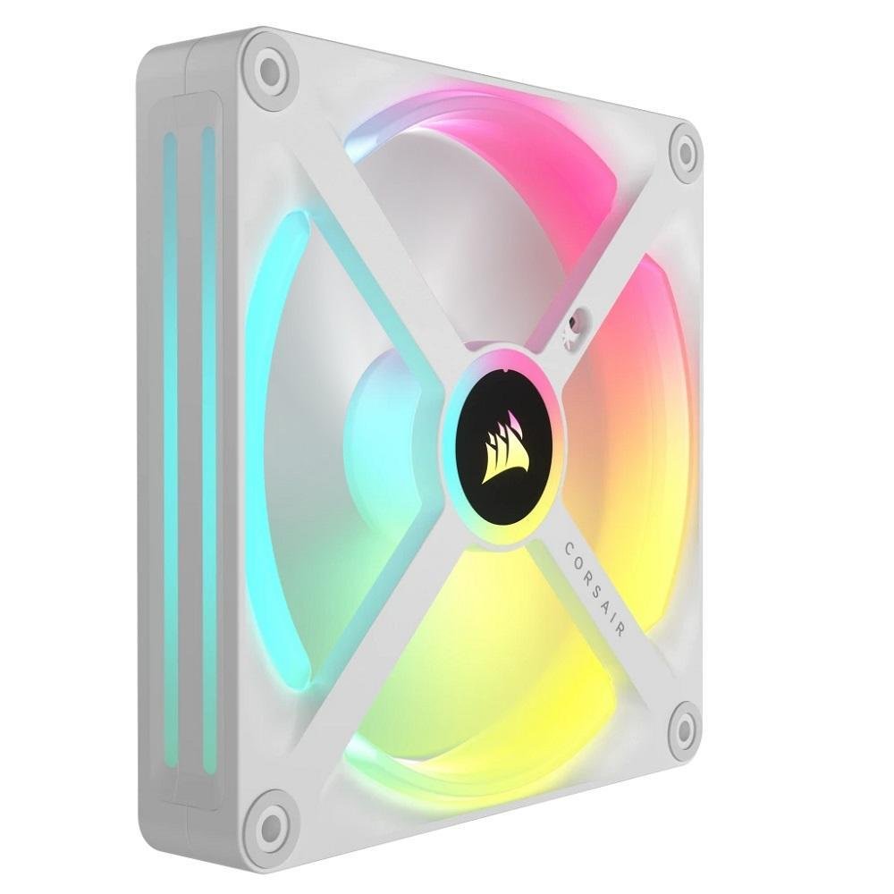 Cooler Fan Corsair Icue Qx140, RGB, White140m, Magnetic Single 6