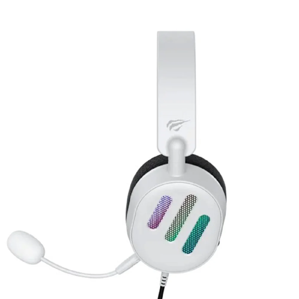 Imagem 4 de 5 do produto Headset Gamer Havit H2038u, 50mm, USB, 7.1, RGB, Branco