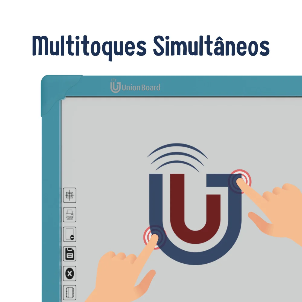 Imagem 3 de 5 do produto Lousa Interativa Digital Unionboard 70 Polegadas