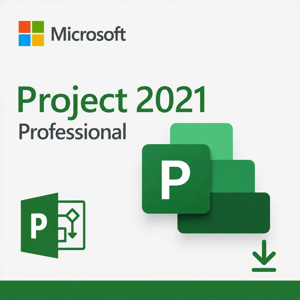 Licença Microsoft Project 2021 Pro, 32/64 Bits, Original Vitalícia – Cartão Físico