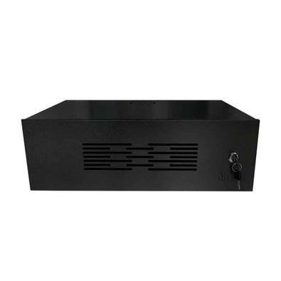 Mini Rack 19 Polegadas, 03u X, 350mm, Porta Ventilada, Preto, 5607