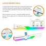 Suporte para Placa De Vídeo Coolmoon, Branco, LED ARGB 5v, 3 Pinos, 280mm, Controlável