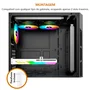 Suporte para Placa De Vídeo Coolmoon, Branco, LED ARGB 5v, 3 Pinos, 280mm, Controlável