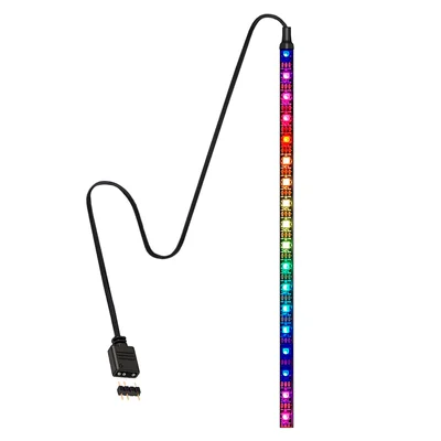 Fita de Led ARGB, Para Gabinete, 5v 3 Pinos, 30 Leds, Resistente à água IP65, 500mm, Comprimento ajustável