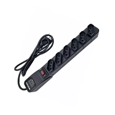 Filtro De Linha Ts Shara, Protetor, 6 Tomadas, Bivolt, Cabo 1,5m, Preto — foto 6