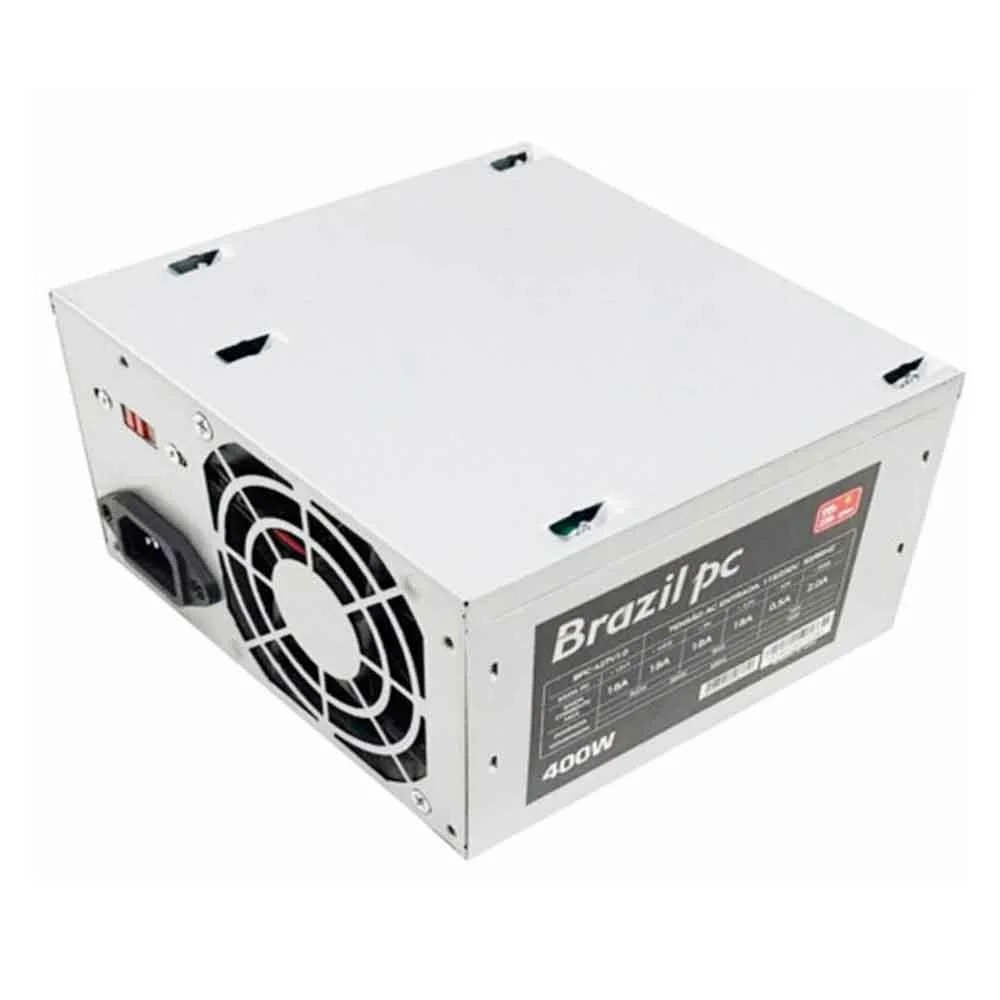 Fonte Atx 400w Real, Brazil pc Bpc-427v1.0, 24 Pinos, Oem