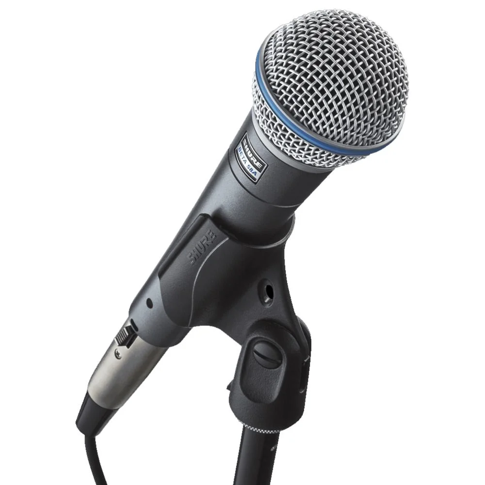 Microfone Shure Beta 58a Profissional KaBuM