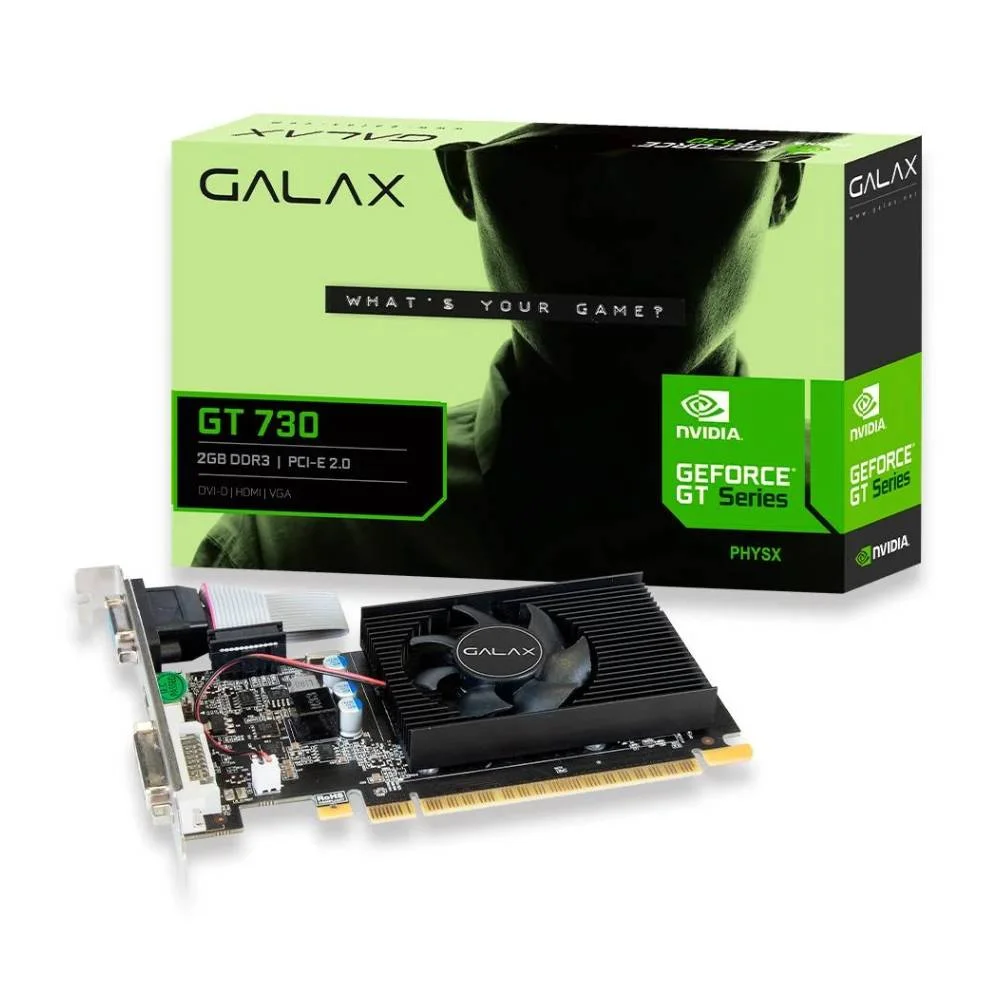 Placa De Vídeo Galax Geforce Gt 730, 4GB, DDR3, 128bits - 73gqf8hx00hd 4