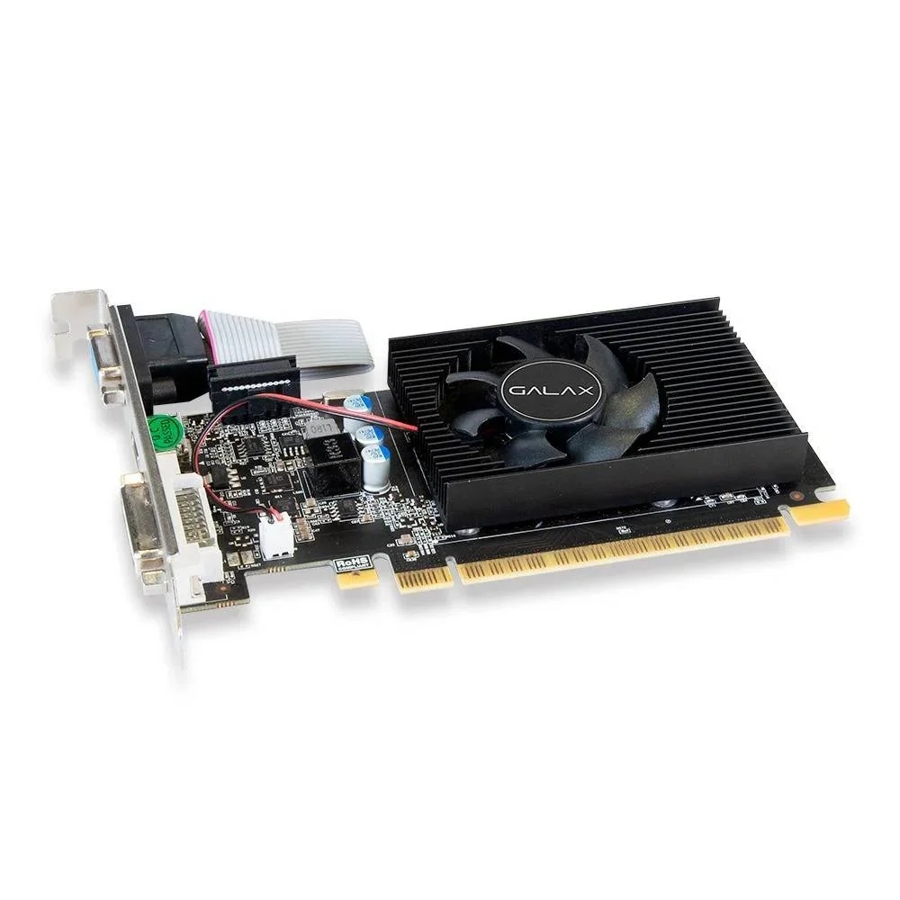 Imagem 2 de 5 do produto Placa De Vídeo Galax Geforce Gt 730, 4GB, DDR3, 128bits - 73gqf8hx00hd