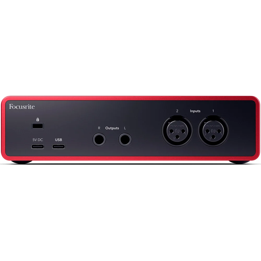 Interface de Áudio Focusrite Scarlett 2i2 KaBuM