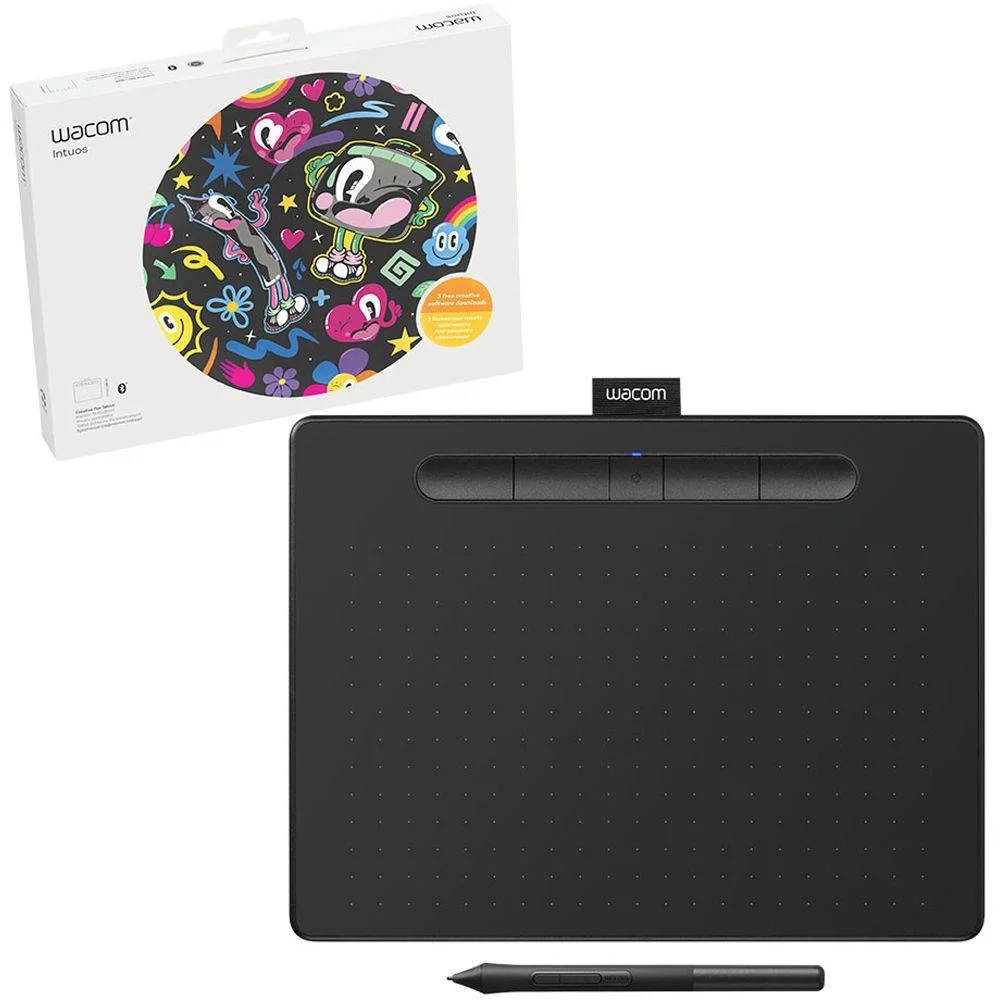 Imagem 3 de 4 do produto Mesa Digitalizadora Wacom Intuos Média, Ctl-6100wlk0, Bluetooth