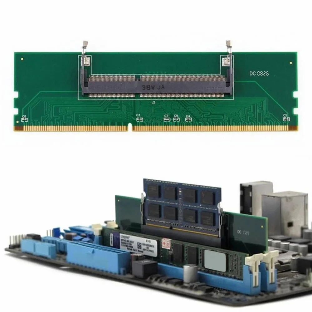 Adaptador De Memória Ram Ddr3, Notebook Para Pc Computador - Verde Adaptador De Memória Ram Ddr3, Notebook Para Pc Computador - Verde