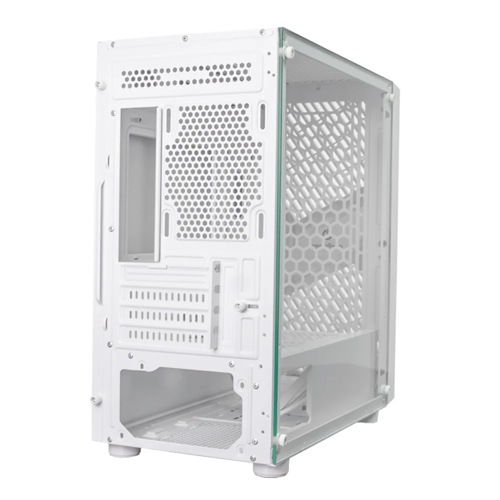 Imagem 3 de 5 do produto Gabinete Gamer, Mid Tower, Sem Fan, Sem Fonte, Branco - Cc-201w