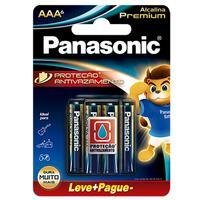 Pilhas Alcalinas Premium Aaa Panasonic Blister, Com 6 Unidades - Lr03egr/6b