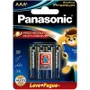 Pilhas Alcalinas Premium Aaa Panasonic Blister, Com 6 Unidades - Lr03egr/6b