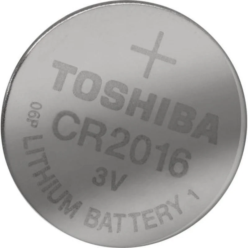 Bateria Toshiba Cr2016 3v, Cartela Com 5 Bateria Toshiba Cr2016 3v, Cartela Com 5