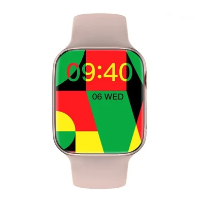 Smartwatch W29 Pro Microwear Watch 9 Pro, Tela 2.02, Prova D'água - Rosa Gold