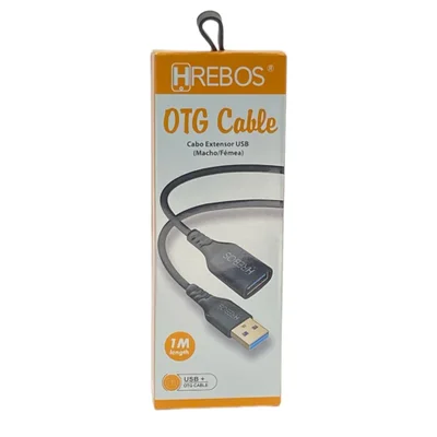 Cabo Hrebos, Extensor USB, Macho e Fêmea, 1 Metro