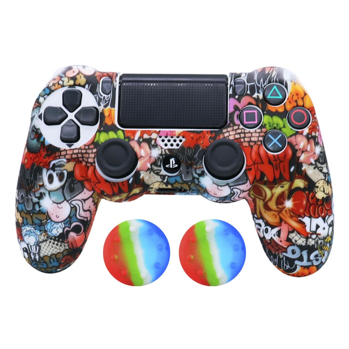 Capa Capinha Case Skin Para Controle De Ps4 Playstation 4 Cor: Graffiti 10