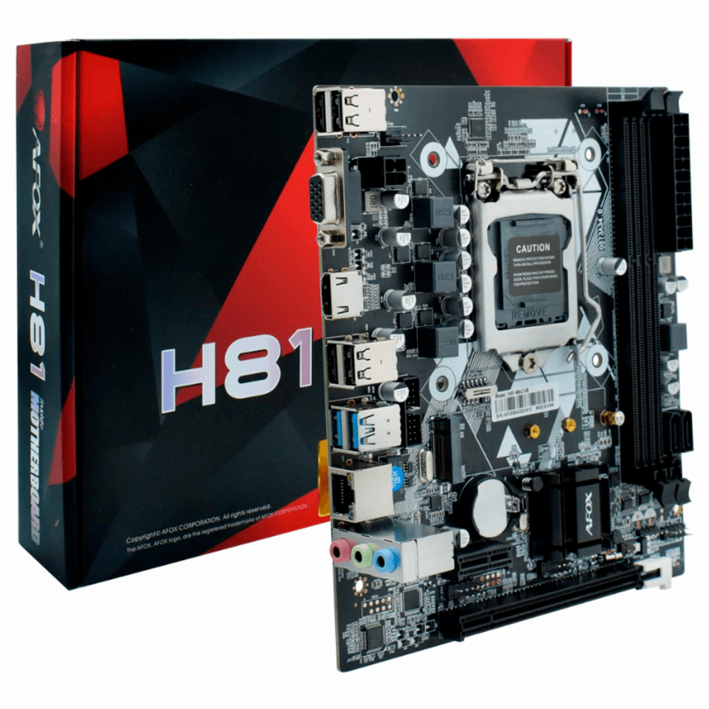 Placa Me Afox Ih81ma2v6 Socket KaBuM