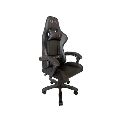 Cadeira Gamer Level Lv-c01dn Reclinável Ergonômica Giratória Em Pu – Preto — foto 7