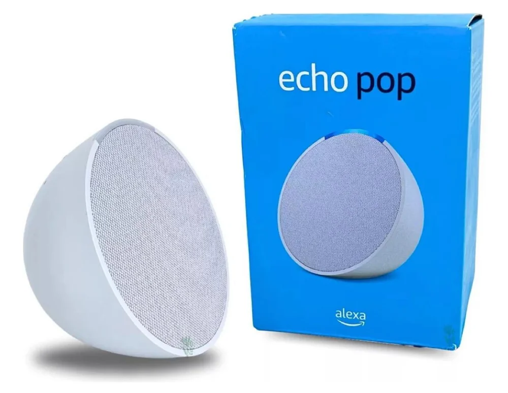 Imagem 3 de 5 do produto Speaker Amazon Echo Pop Com Alexa 1ª Geração, Midnight Teal