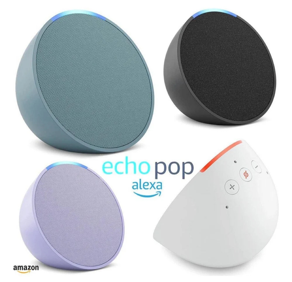 Imagem 5 de 5 do produto Speaker Amazon Echo Pop Com Alexa 1ª Geração, Midnight Teal