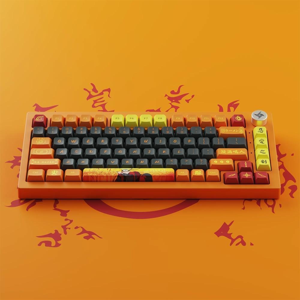 Teclado Mecânico Akko Naruto Uzumaki 20th KaBuM