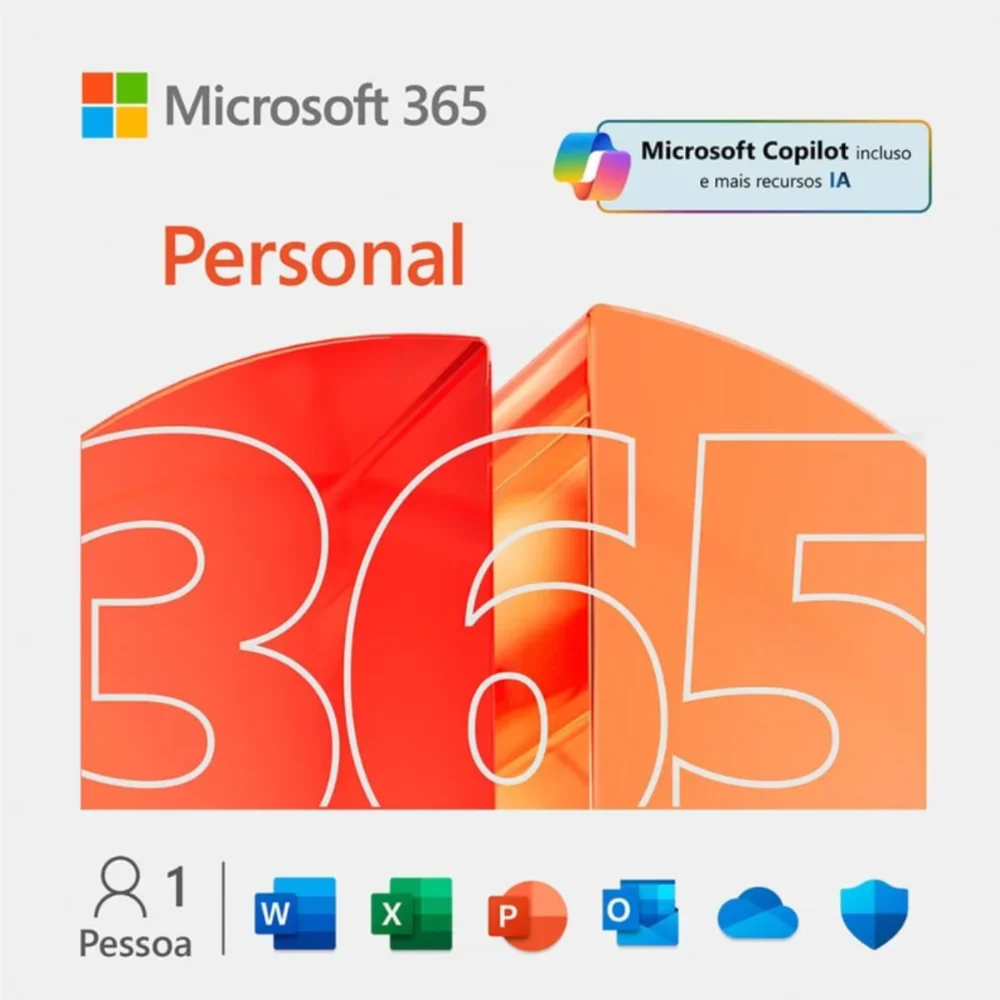 パソコン Microsoft365 personal Windows 10 Home Mídia Física KaBuM