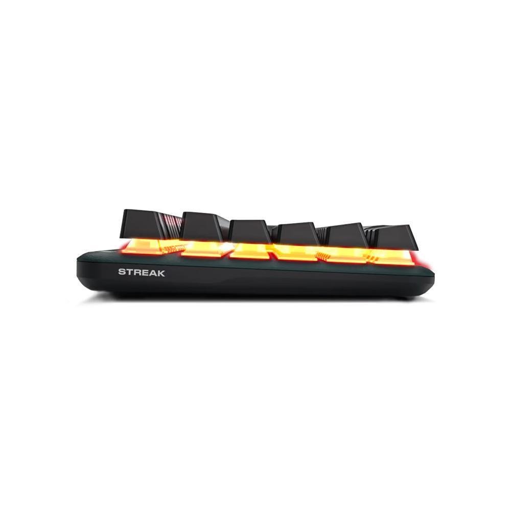 Teclado Mecânico Fnatic Mini Streak Speed Tkl, RGB, Preto Teclado Mecânico Fnatic Mini Streak Speed Tkl, RGB, Preto