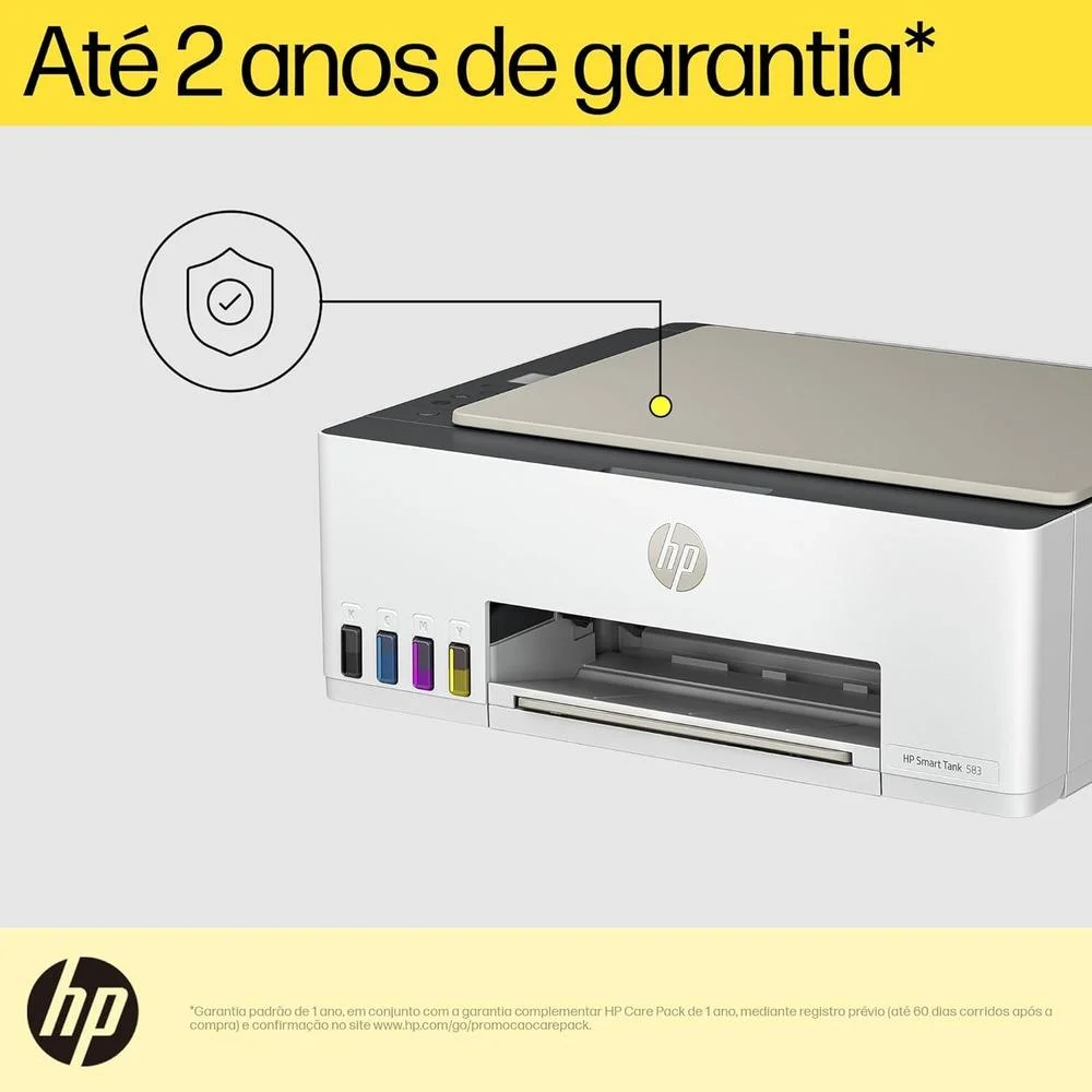 Impressora Multifuncional Hp Smart Tank 583, Tanque De Tinta Colorida, Wi-fi (4a8d8a) - Impressora, Copiadora E Scanner (ref Gt52 E Gt53) Impressora Multifuncional Hp Smart Tank 583, Tanque De Tinta Colorida, Wi-fi (4a8d8a) - Impressora, Copiadora E Scanner (ref Gt52 E Gt53)