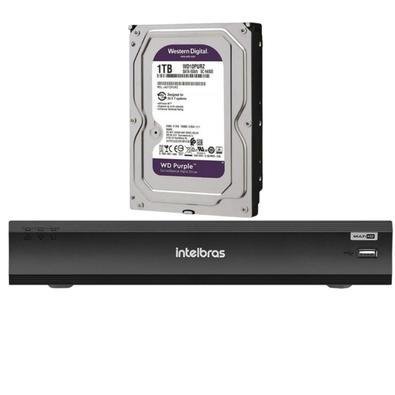 Dvr Multi Hd Intelbras Imhdx 3004, C/hd 1tb Purple