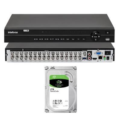Dvr Intelbras, 32 Canais, Mhdx 1232 Multi Hd, C/hd 2tb