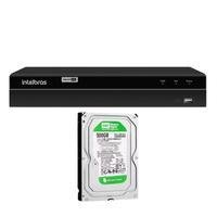 Dvr, 08 Canais, Gravador Digital De Video Mhdx 1208, C/500GB