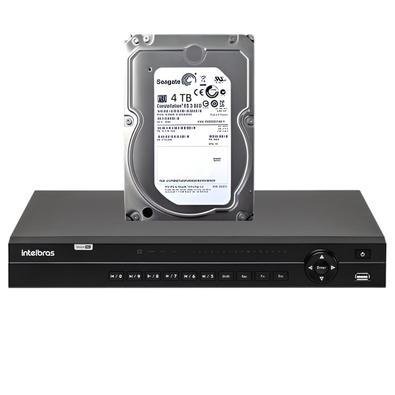 Dvr Mhdx 1232-c Intelbras,  Multi HD, 32 Canais, C/hd 4tb