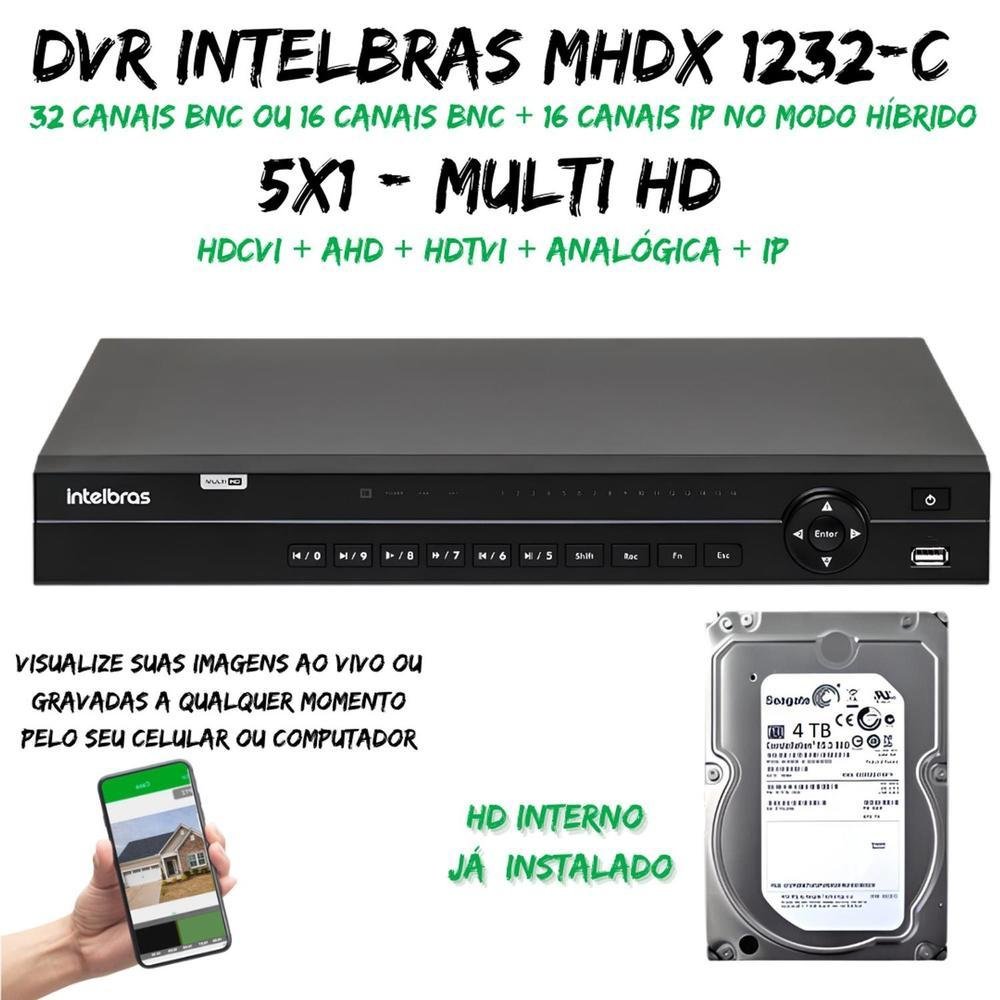 Dvr Mhdx 1232c Intelbras Multi HD KaBuM