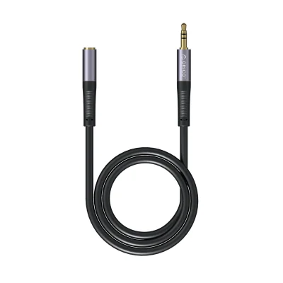 Cabo De Áudio Extensor Orico, P2 Macho X P2 Fêmea, 2 Metros, Preto - Axf-20