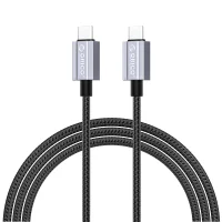 Cabo Carregamento Rápido Orico, USB TIPO-C, 1 Metro, Preto - Pd100w