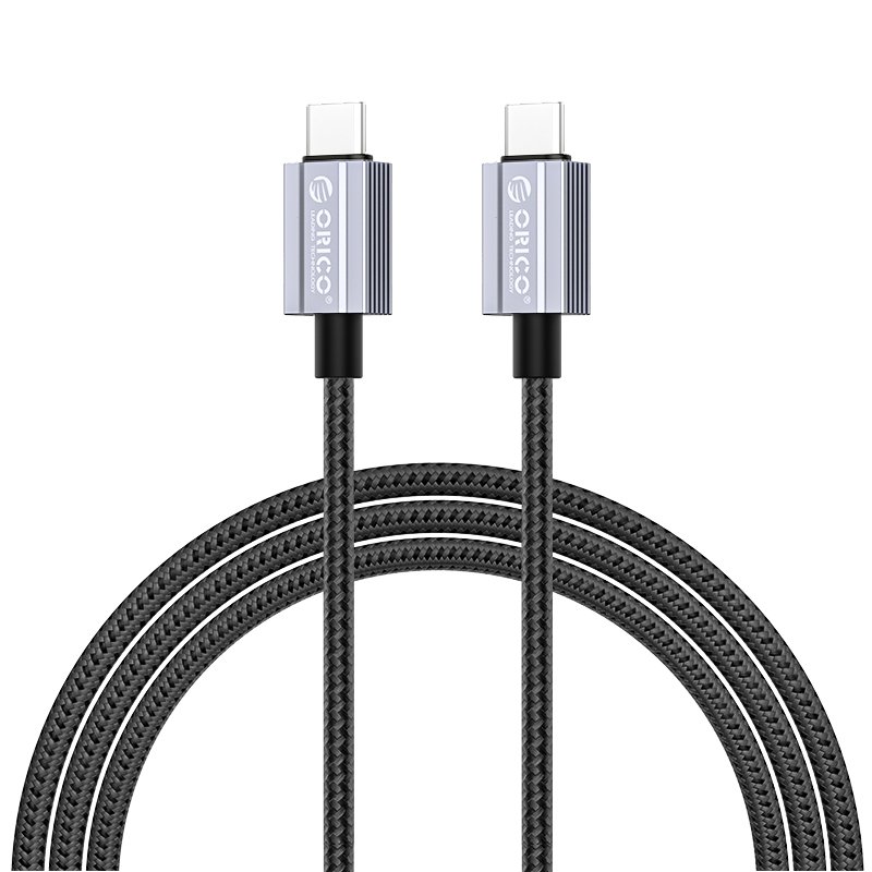 Cabo Carregamento Rápido Orico, USB TIPO-C, 2 Metros, Preto - Pd100w