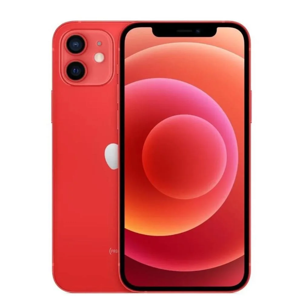 Usado: Iphone 12 64GB Vermelho KaBuM